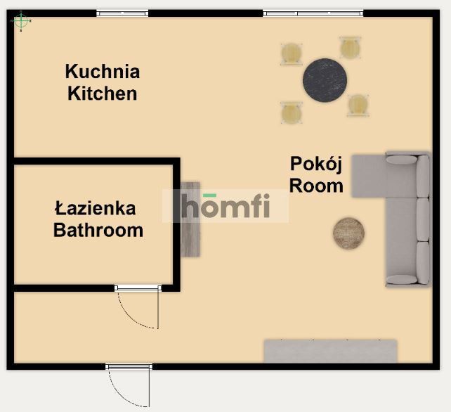 A modern studio apartment in the center of Tarnów - Apartment - Rent - Tarnów