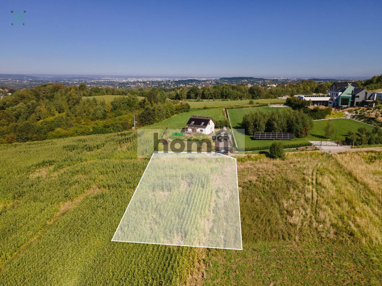 A scenic building plot for sale in Ochojno - Plot - Sale - Krakowski, Świątniki Górne / Ochojno