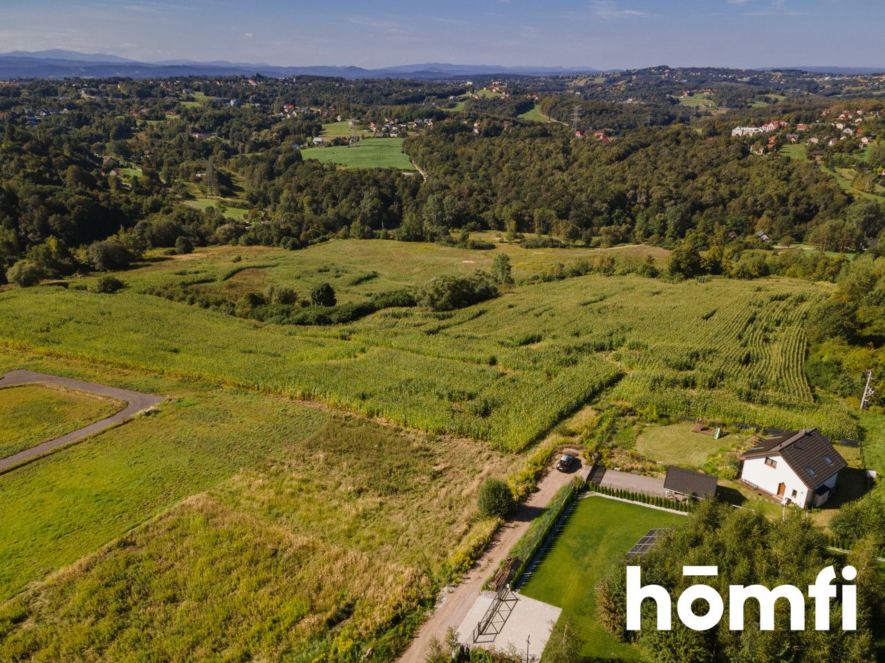 A scenic building plot for sale in Ochojno - Plot - Sale - Krakowski, Świątniki Górne / Ochojno