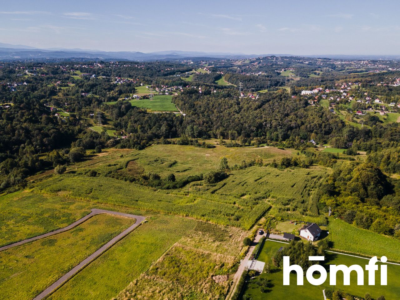 A scenic building plot for sale in Ochojno - Plot - Sale - Krakowski, Świątniki Górne / Ochojno