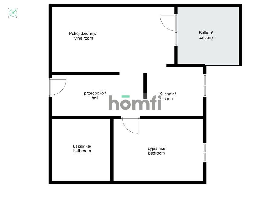Do wynajęcia 2 pokojowe mieszkanie, Wielicka, Podgórze - Mieszkanie - Wynajem - Kraków, Podgórze / Prokocim