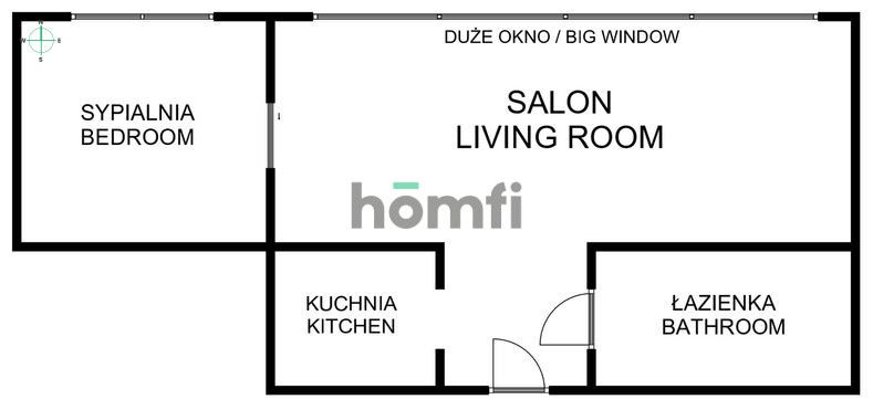 Bright and well-arranged 2 rooms, 30 m2, Nad Potokiem street Prokocim Bieżanów, good access to Bonarka - Apartment - Rent - Kraków, Podgórze / Bieżanów-Prokocim