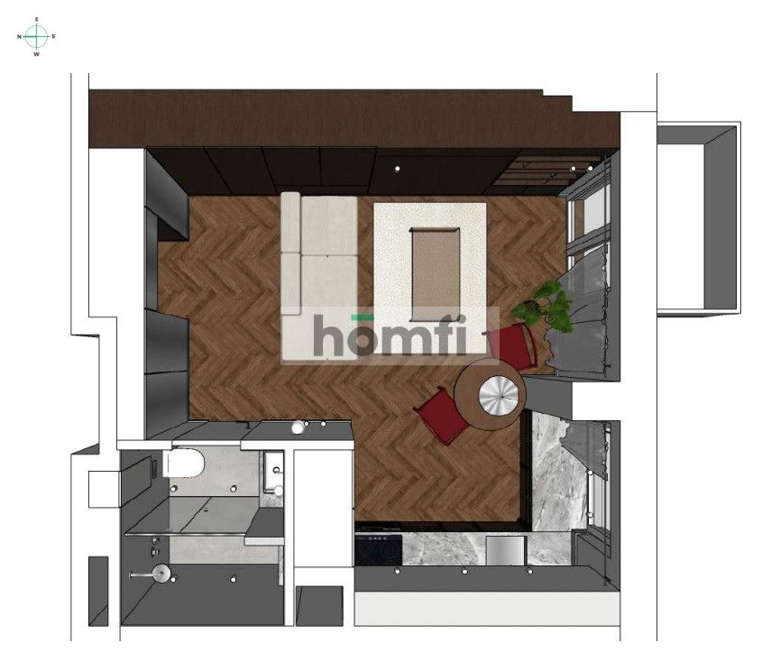 Lux studio with balcony | Port Praski | storage - Apartment - Rent - Warszawa, Praga-Północ