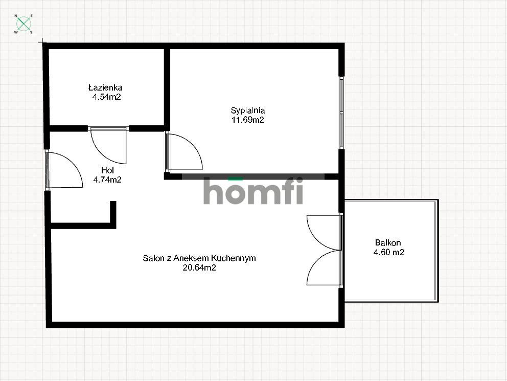 Nowoczesne i przestronne mieszkanie na wynajem - Mieszkanie - Wynajem - Gdańsk, Łostowice