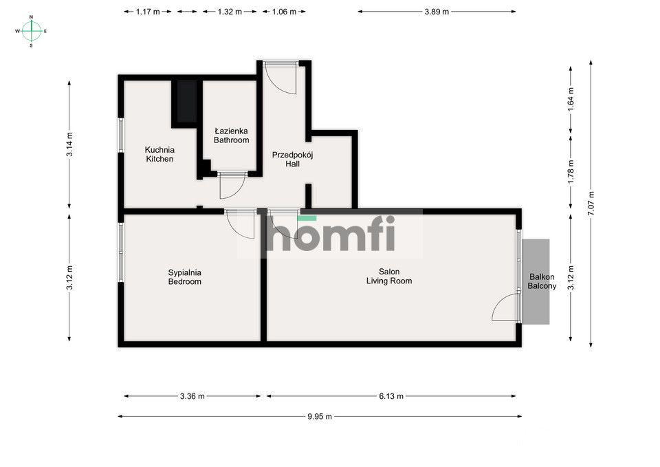 A cozy apartment in the heart of Kościerzyna - Apartment - Sale - Kościerski, Kościerzyna