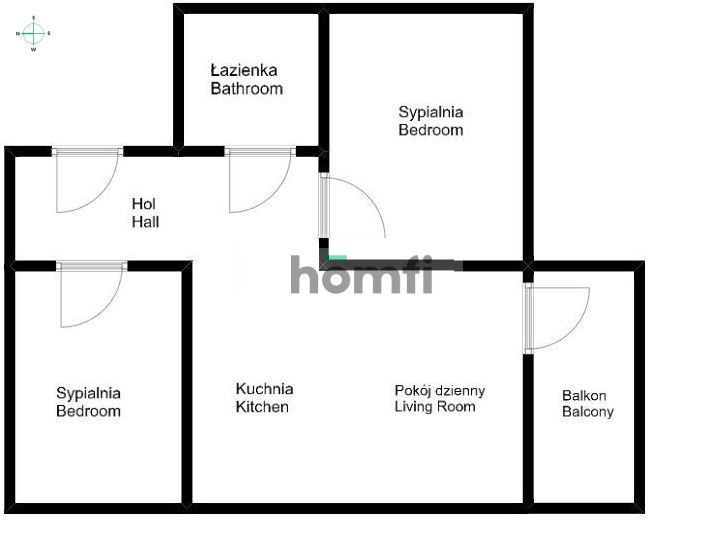 A 3 ROOM APARTMENT - WROCŁAWSKA 53E - Apartment - Rent - Kraków, Krowodrza