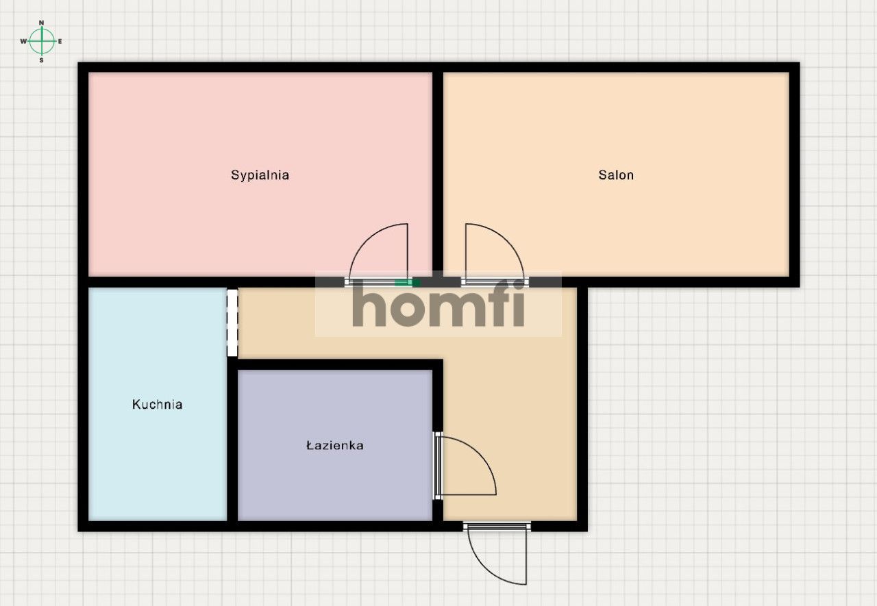 2 ODDZIELNE POKOJE, 44M2, ŻABIENIEC - PO REMONCIE - Mieszkanie - Wynajem - Łódź, Bałuty
