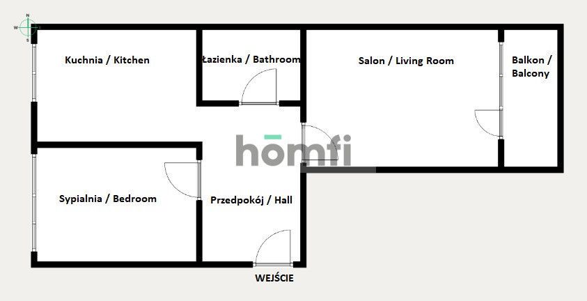 Dwupokojowe mieszkanie (ul. Bałuckiego / Monte Cassino /Rondo Grunwaldzkie) Dębniki - Mieszkanie - Wynajem - Kraków, Podgórze / Dębniki