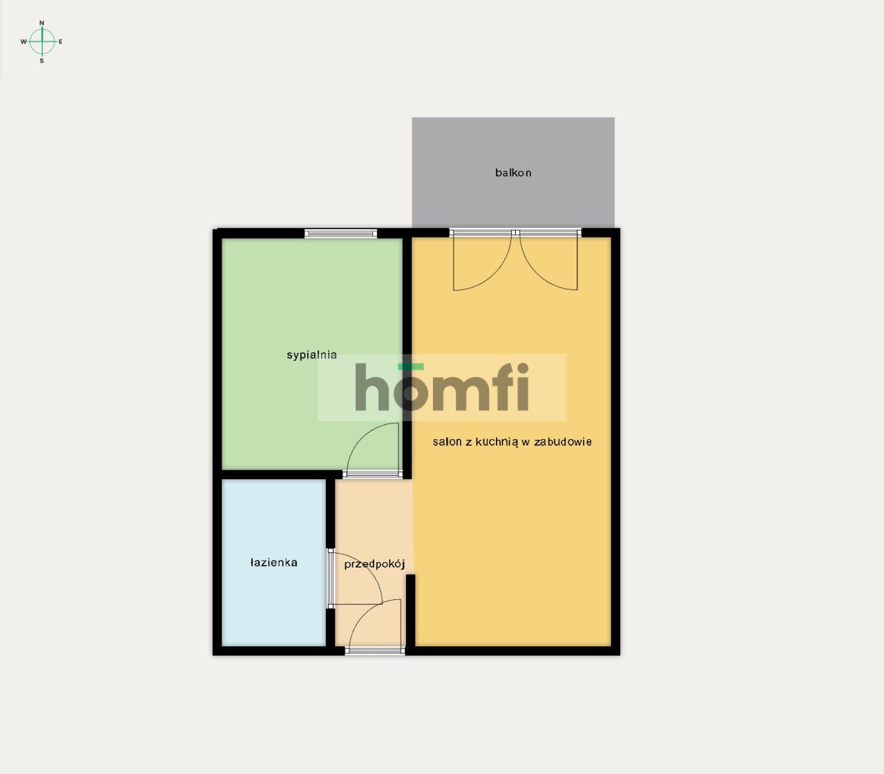 Apartment 2 rooms for rent | Nowe Złotno - Apartment - Rent - Łódź, Polesie