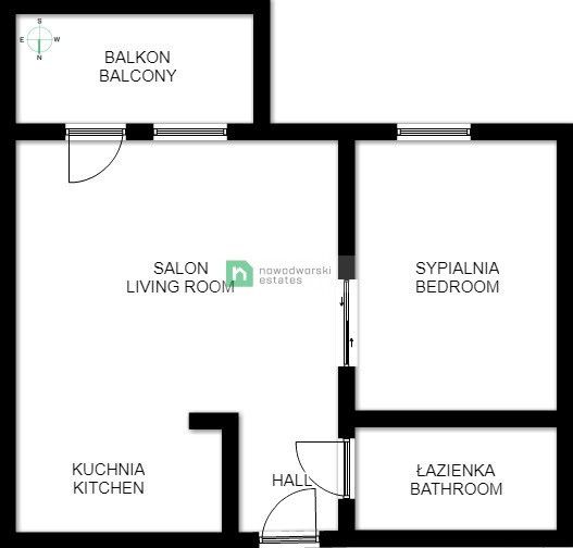 one-bedroom apartment at Gołaśka st - Apartment - Rent - Kraków, Podgórze / Wola Duchacka