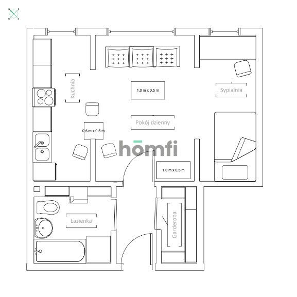 Ciche i wygodne studio | Metro Młociny - Mieszkanie - Wynajem - Warszawa, Bielany