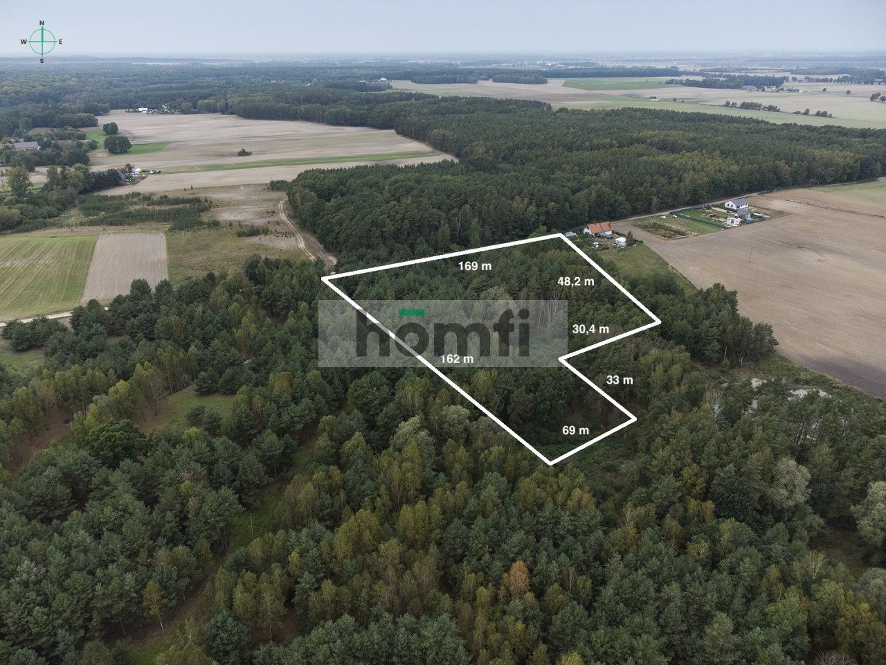 LARGE PLOT FOR SALE IN THE PICTURESQUE VILLAGE - Ділянка - Продаж - Wągrowiecki, Skoki / Budziszewice