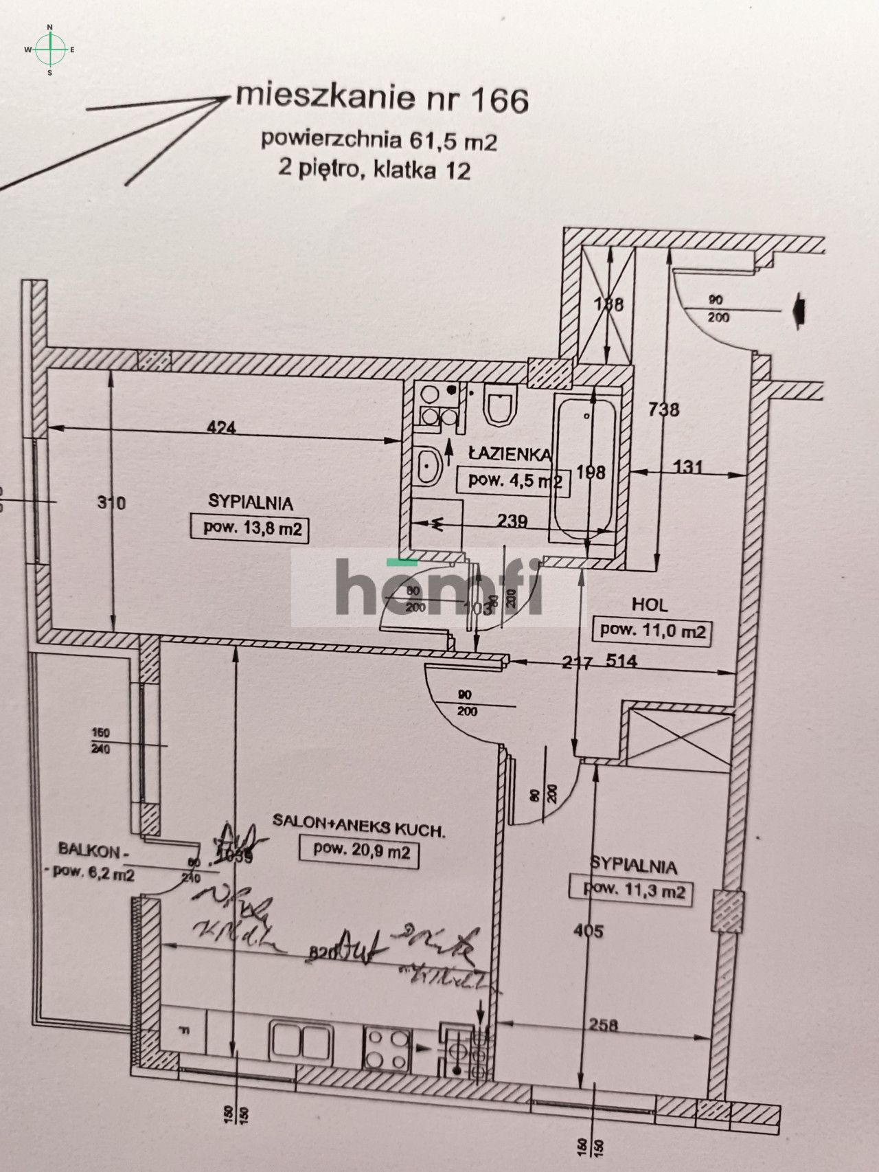 3 Pokojowe mieszkanie na Kameralnym Osiedlu - Mieszkanie - Wynajem - Warszawa, Włochy