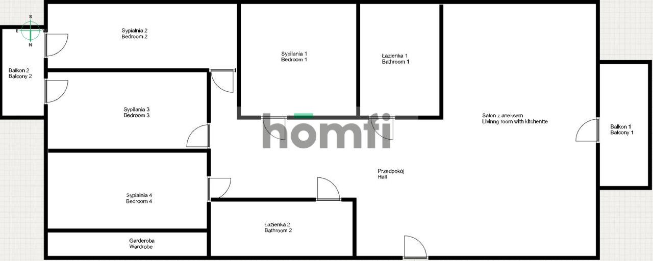 A unique, 4-room apartment with a view of the Odra River - Apartment - Rent - Wrocław, Śródmieście / Śródmieście