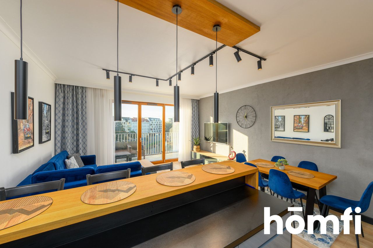 A unique, 4-room apartment with a view of the Odra River - Apartment - Rent - Wrocław, Śródmieście / Śródmieście