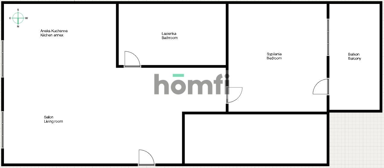 2pokojowe mieszkanie w wysokim standardzie na Gaju - Mieszkanie - Wynajem - Wrocław, Krzyki / Gaj