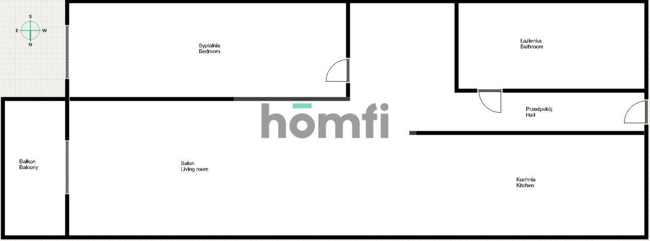 2 pokoje, wysoki standard, w centrum Wrocławia - Mieszkanie - Wynajem - Wrocław, Krzyki / Przedmieście Oławskie