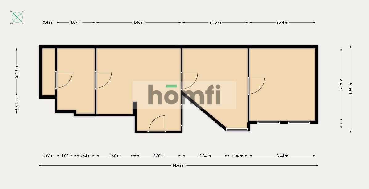 Najlepsza oferta na rynku! Mieszkanie 50m2 Mrągowo.Mazury - Mieszkanie - Sprzedaż - Mrągowski, Mrągowo