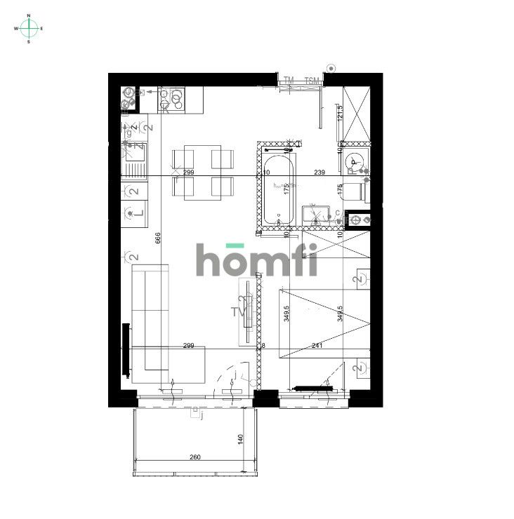 2 pokojowe mieszkanie - ul. Drabika - pierwszy najem! - Mieszkanie - Wynajem - Wrocław, Krzyki / Jagodno
