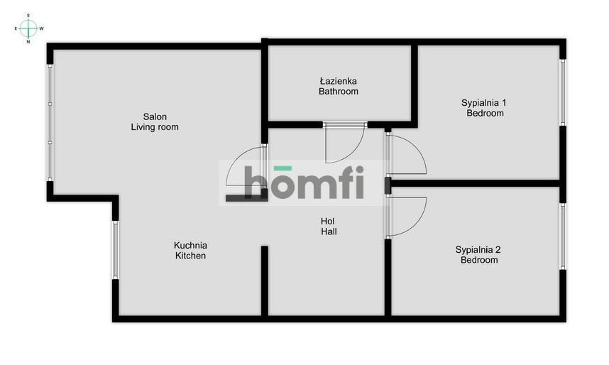 Sunny 3-room apartment with green view for rent immediately - Apartment - Rent - Gdańsk, Piecki-Migowo