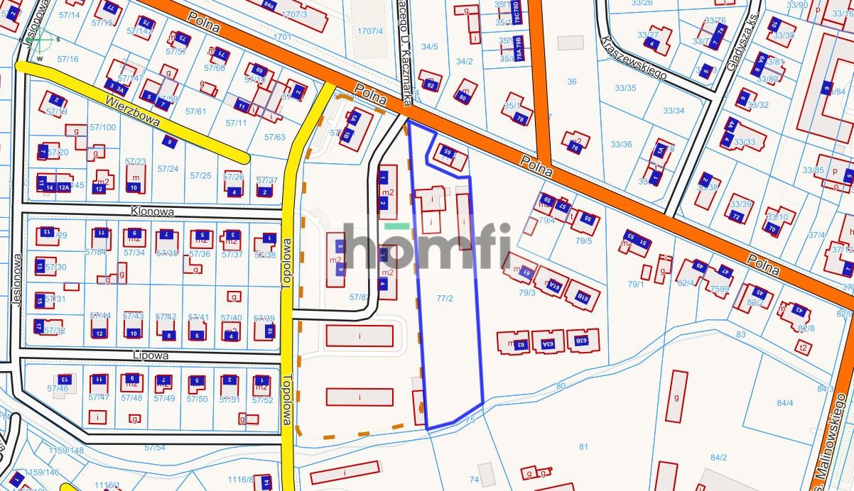 Two attractive building plots for sale in Komorniki. Plot Sale