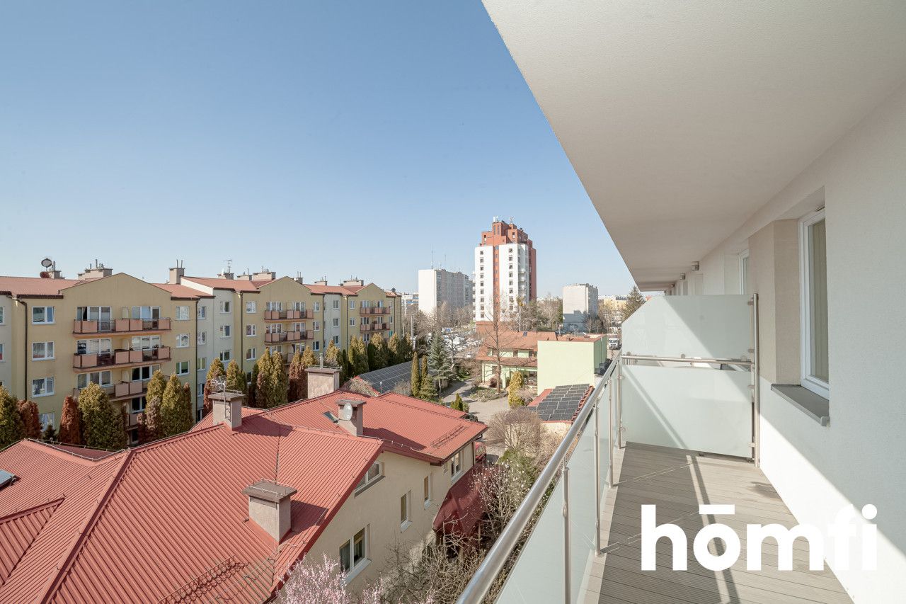 Living room with a kitchenette, air conditioning, and a bedroom – Piaseczno - Apartment - Rent - Piaseczyński, Piaseczno