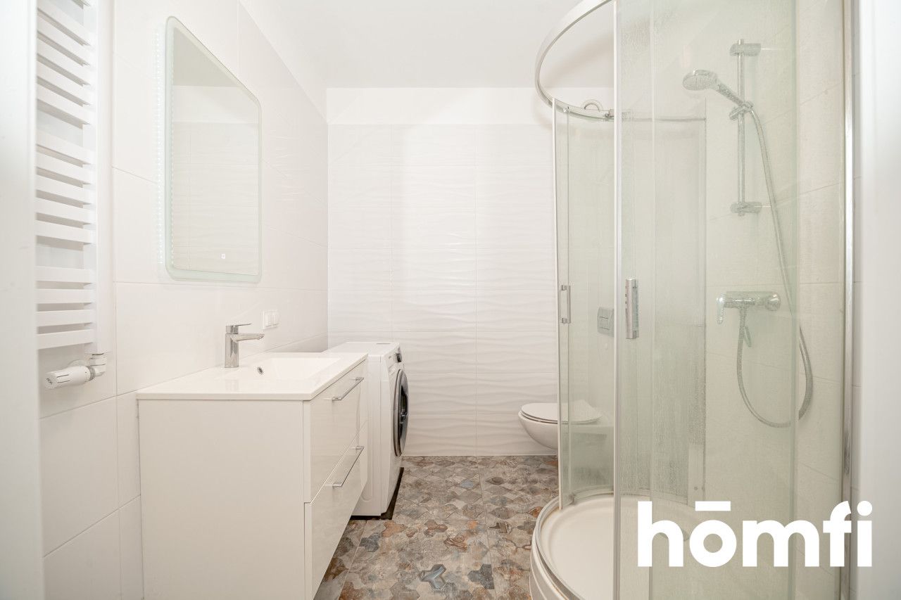 Living room with a kitchenette, air conditioning, and a bedroom – Piaseczno - Apartment - Rent - Piaseczyński, Piaseczno