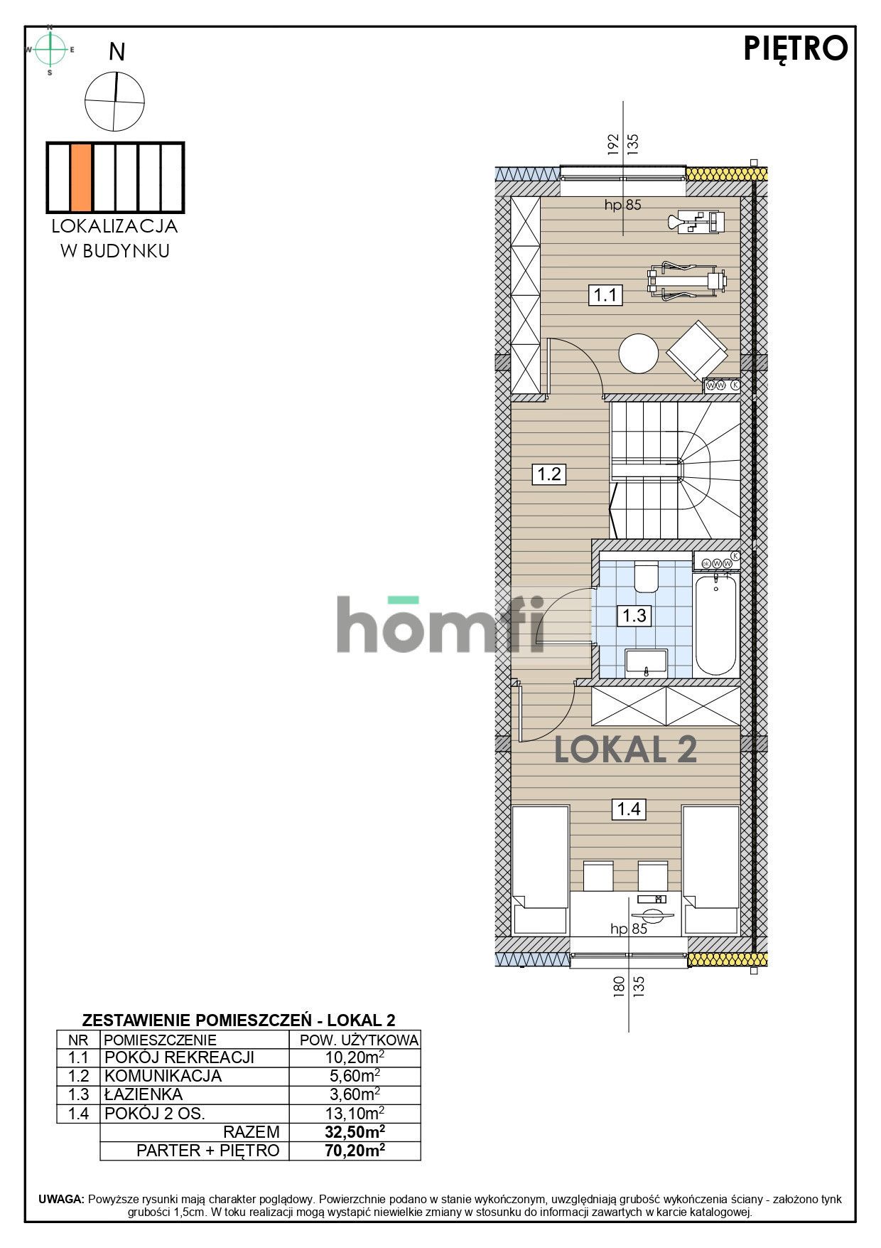 dwupoziomowe mieszkanie z ogródkiem pod Poznaniem - Mieszkanie - Sprzedaż - Poznański, Kleszczewo / Komorniki