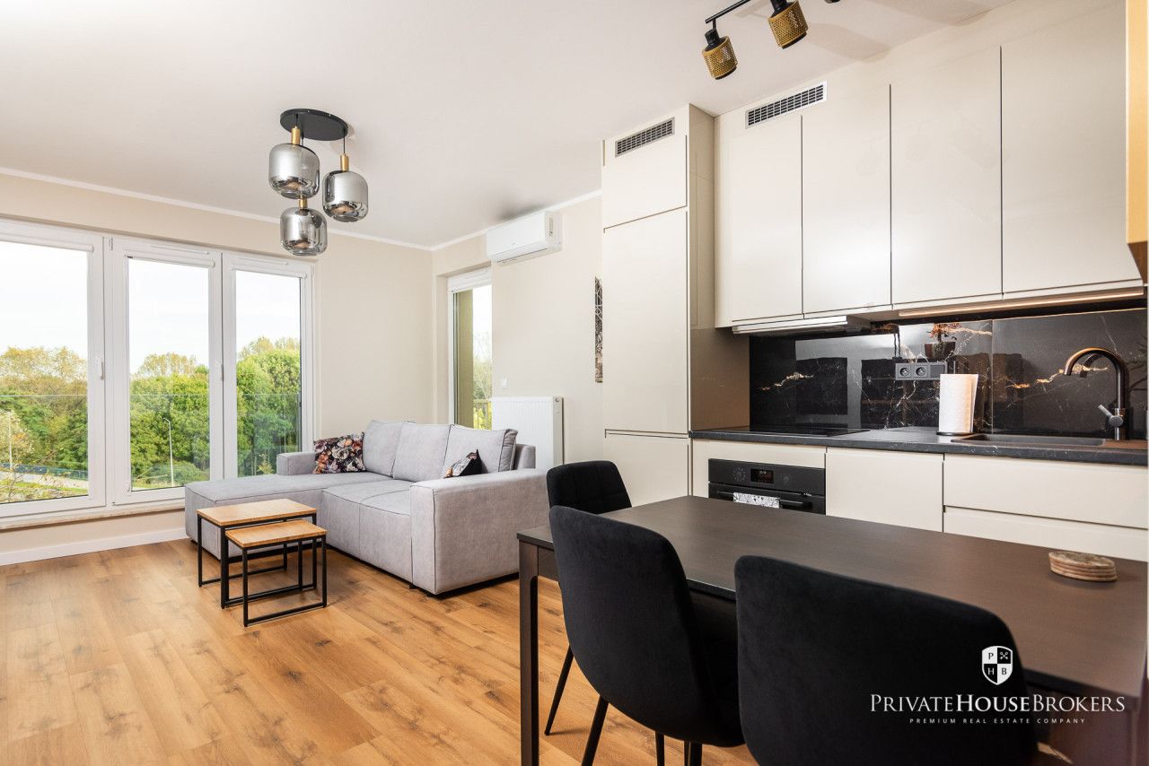 Aleja Pokoju / Świtezianki 2, 37m²: nowa kawalerka premium z klimatyzacją | Fabryczna | Pepsico | EPAM - Mieszkanie - Wynajem - Kraków, Śródmieście / Dąbie