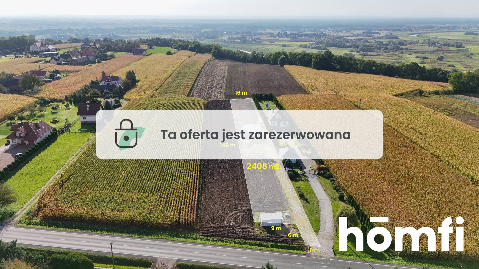 Działka 24 ar z rozpoczętą budową domu | Hebdów - Ділянка - Продаж - Proszowicki, Nowe Brzesko / Hebdów