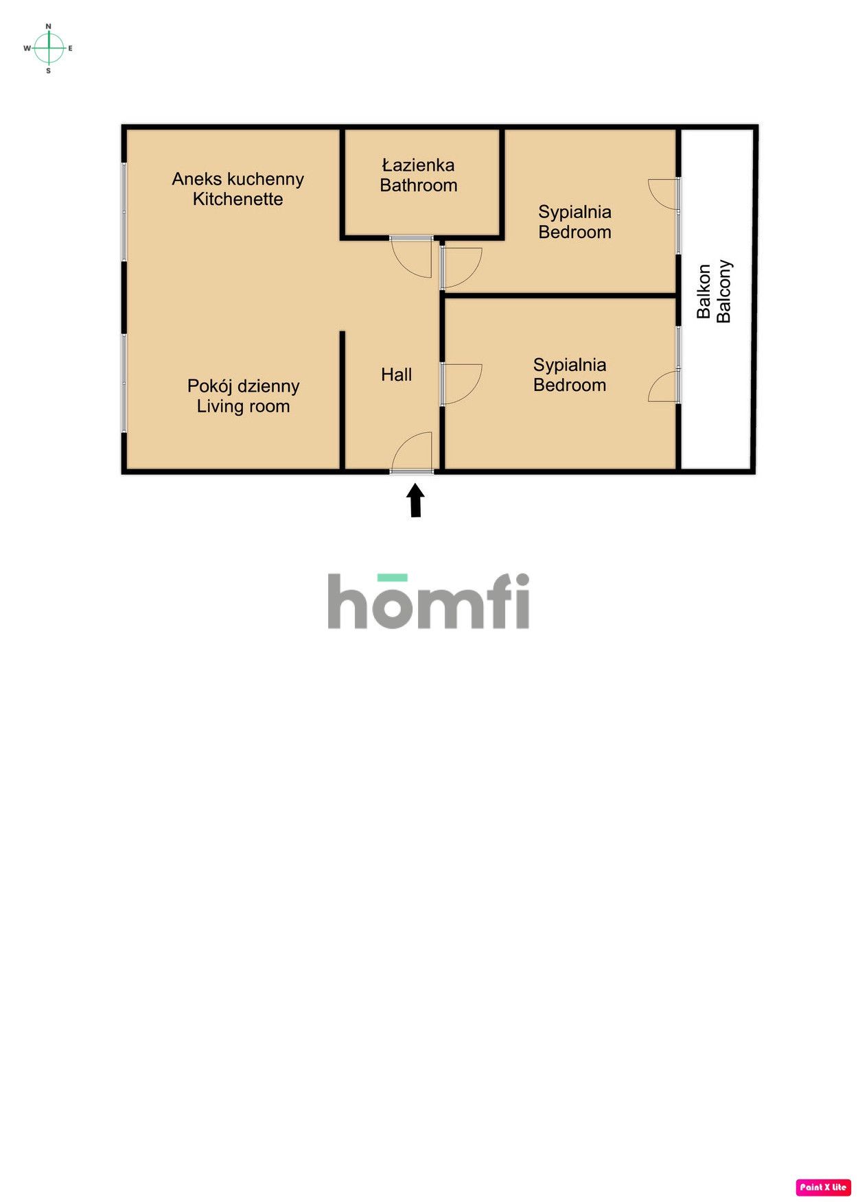 Rozkładowe 3 pokoje w centrum - ul. Skwierzyńska - Mieszkanie - Wynajem - Wrocław, Fabryczna