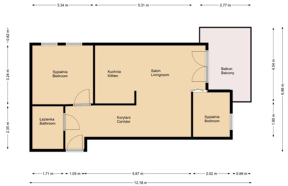 Spacious apartment for rent in BROWARY PARK - Apartment - Rent - Olsztyn, Zatorze