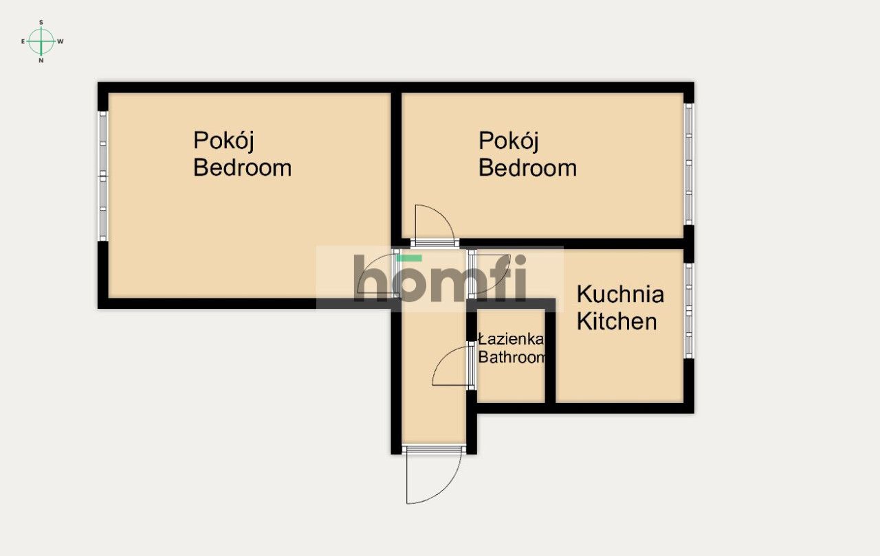 2 pokojowe mieszkanie przy Mogilskiej - Mieszkanie - Wynajem - Kraków, Śródmieście / Grzegórzki