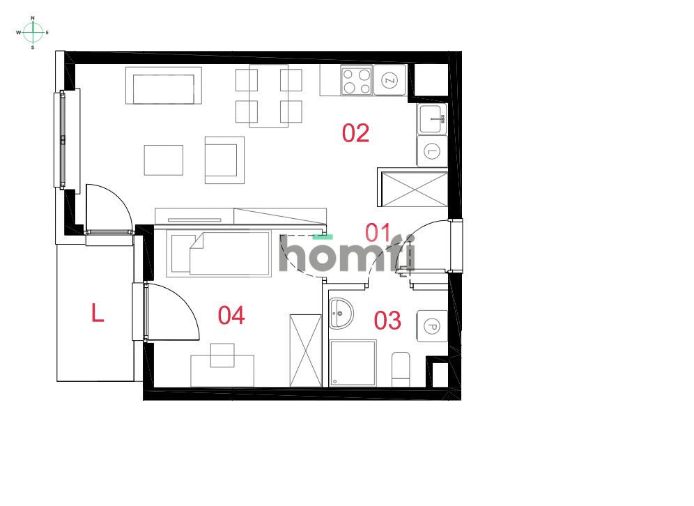One bedroom / garage/ available Q3 of 2024 - Apartment - Sale - Warszawa, Ursus / Niedźwiadek