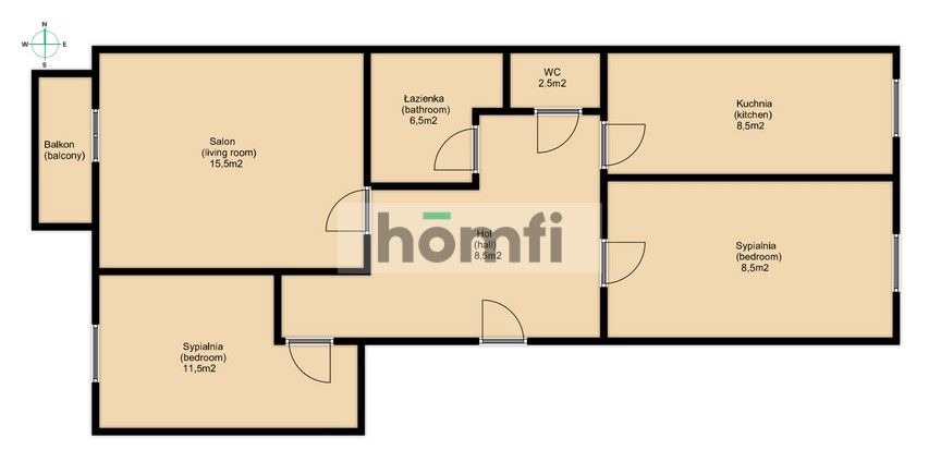 LAYOUT APARTMENT CLOSE TO THE CENTER - Apartment - Sale - Lublin, Czechów