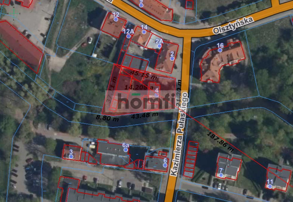 Działka inwestycyjna centrum Ostródy nad Drwęcą - Dom - Sprzedaż - Ostródzki, Ostróda