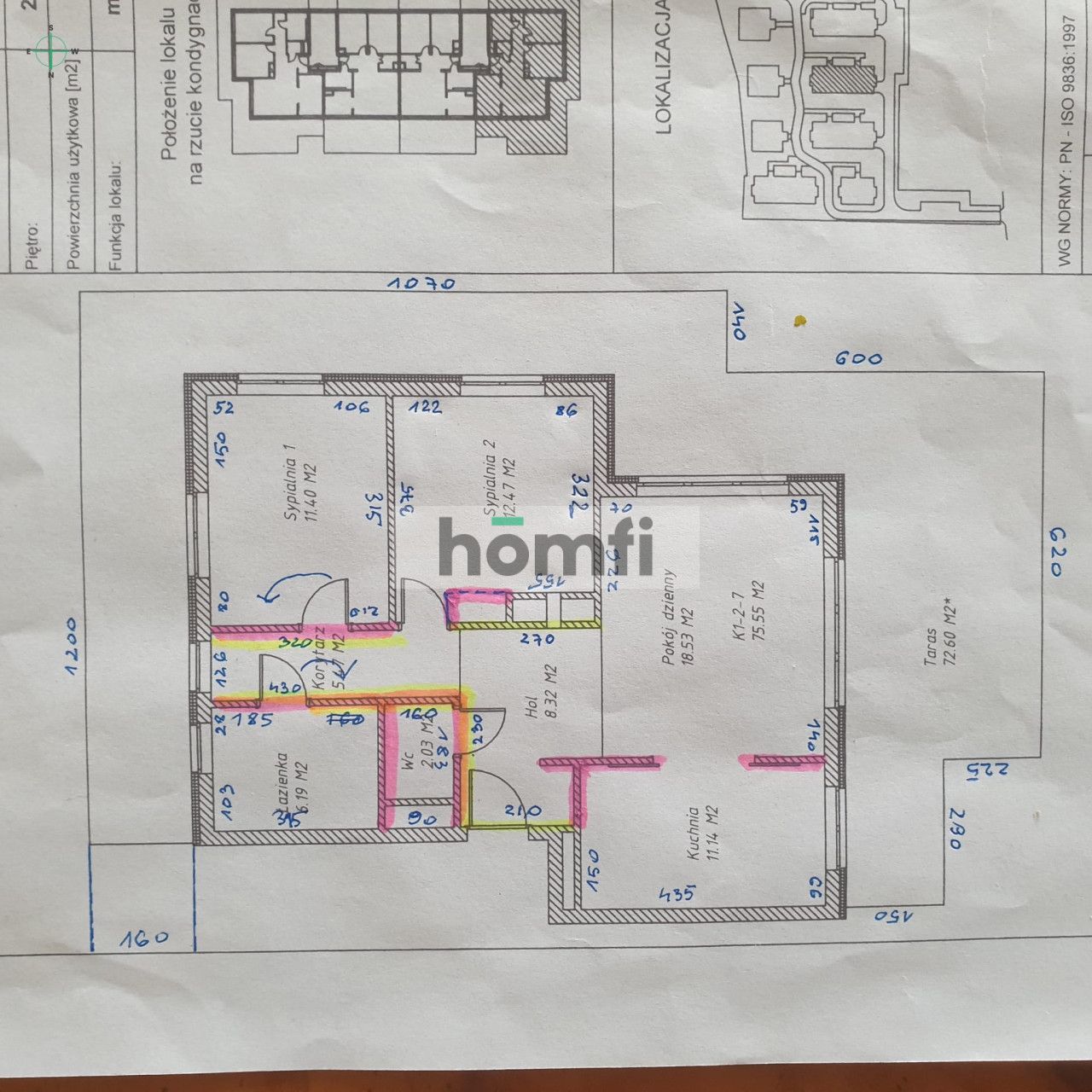 Apartament 75 m2 z tarasem przy Parku Wschodnim - Mieszkanie - Sprzedaż - Wrocław, Krzyki