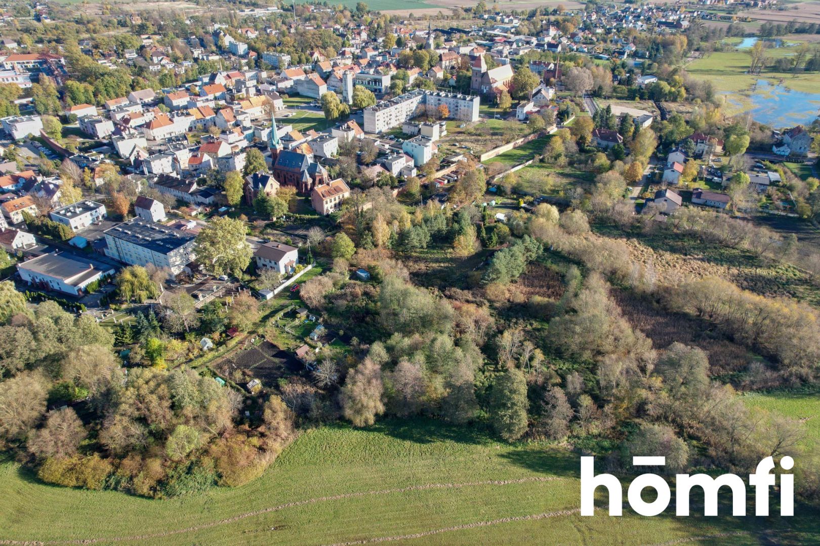 DZIAŁKA BUDOWLANA+RANCZO Z 2 STAWAMI, CENTRUM BIERUTÓW - Działka - Sprzedaż - Oleśnicki, Bierutów