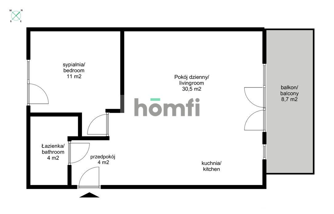 Ciekawie urządzone 2 pok. przy parku, Górników, Wielicka, Prokocim - Mieszkanie - Sprzedaż - Kraków, Podgórze / Bieżanów-Prokocim