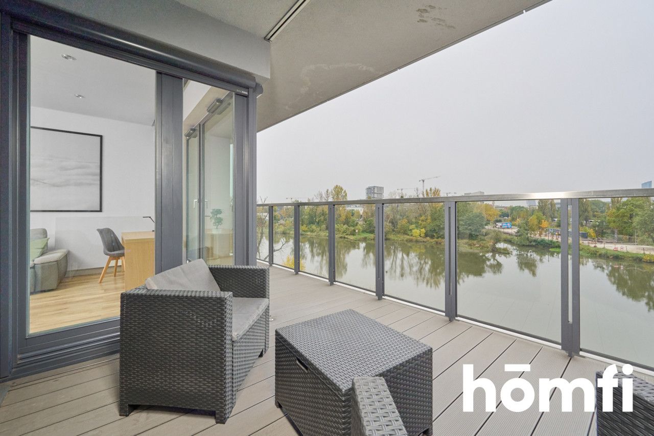 Beautiful apartment 57m2 with a terrace and view of the river - Apartment - Rent - Wrocław, Śródmieście / Plac Grunwaldzki