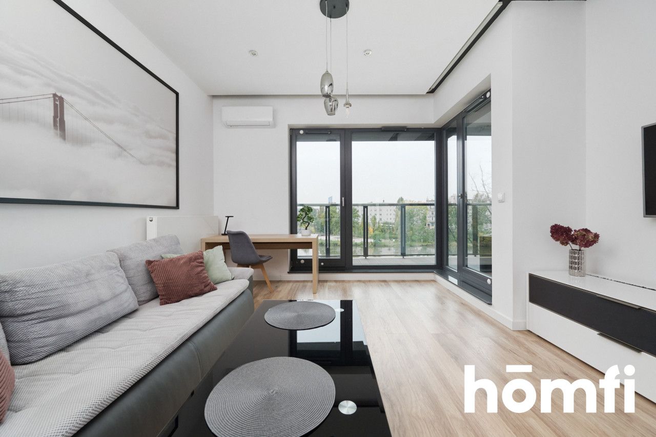 Beautiful apartment 57m2 with a terrace and view of the river - Apartment - Rent - Wrocław, Śródmieście / Plac Grunwaldzki