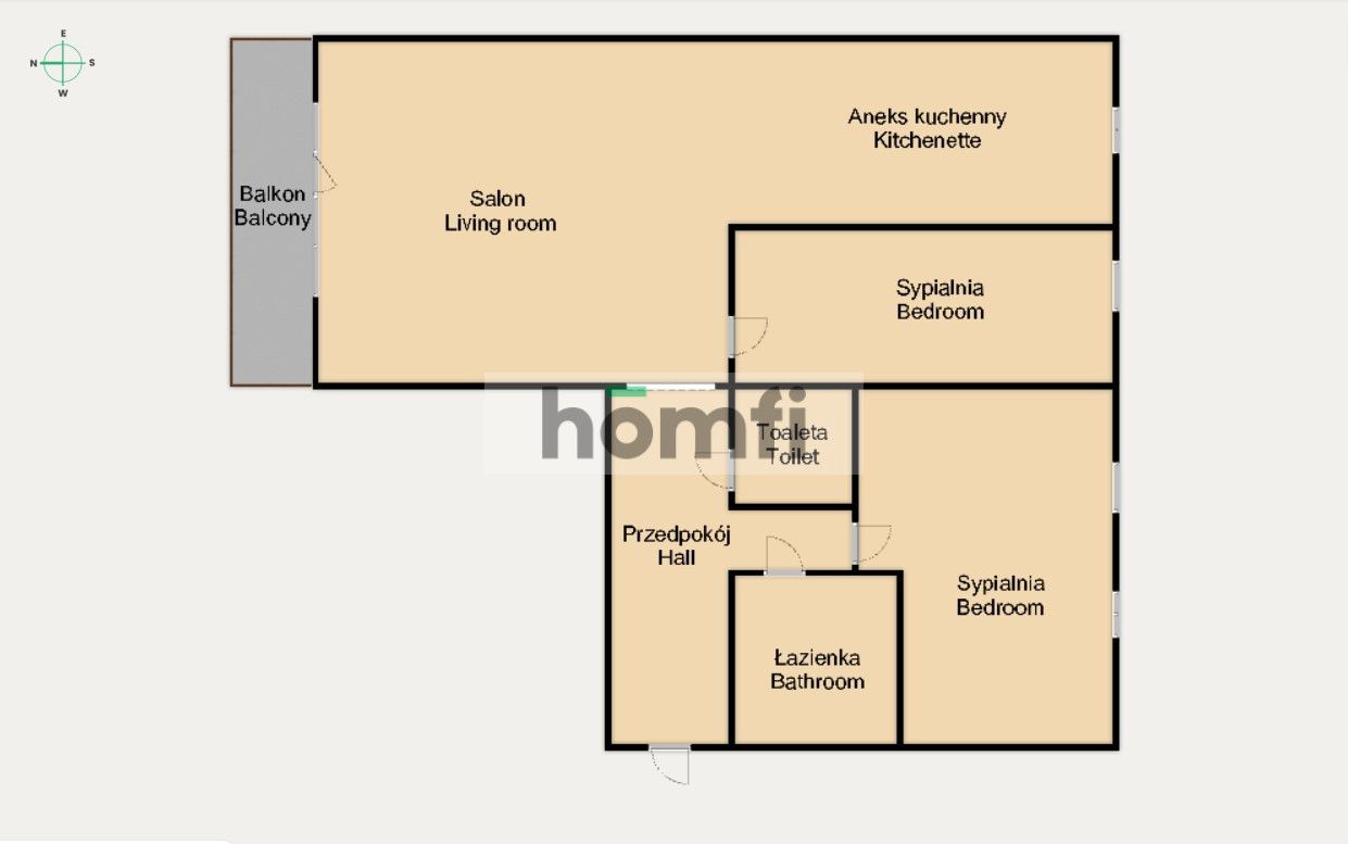 Stylish and spacious apartment in the XV-lecia housing estate. - Apartment - Sale - Radom, Os. XV-lecia