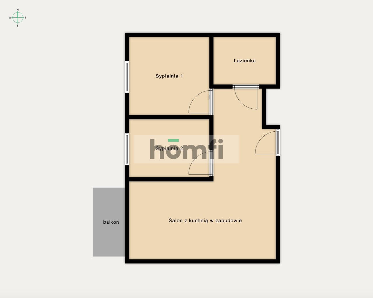 3 ROOMS APARTMENT FOR RENT UL. SENATORSKA - Apartment - Rent - Łódź, Górna