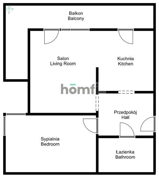 Do wynajęcia przestronne, 2 pokojowe mieszkanie - Czyżyny, Sołtysowska - Mieszkanie - Wynajem - Kraków, Nowa Huta / Czyżyny