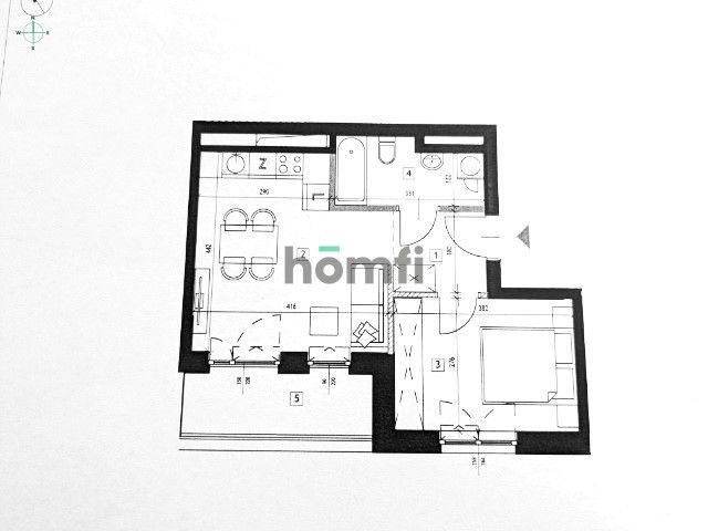 Two-room apartment New Prague Bohema - Apartment - Rent - Warszawa, Praga-Północ / Nowa Praga