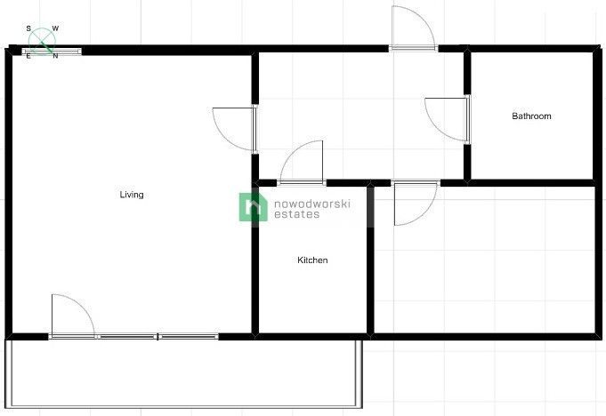 2 pokoje/ Bieńczyce, balkon - Mieszkanie - Wynajem - Kraków, Nowa Huta / Bieńczyce