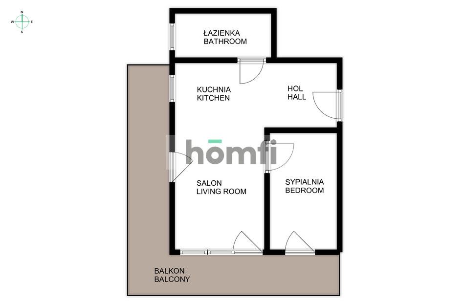 Cozy flat in a quiet residential area, Stabłowice - Apartment - Rent - Wrocław, Fabryczna / Stabłowice