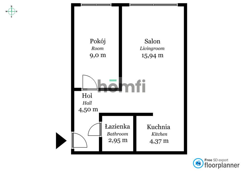 Świdnik centrum 36,76 m2 - Mieszkanie - Sprzedaż - Świdnicki, Świdnik