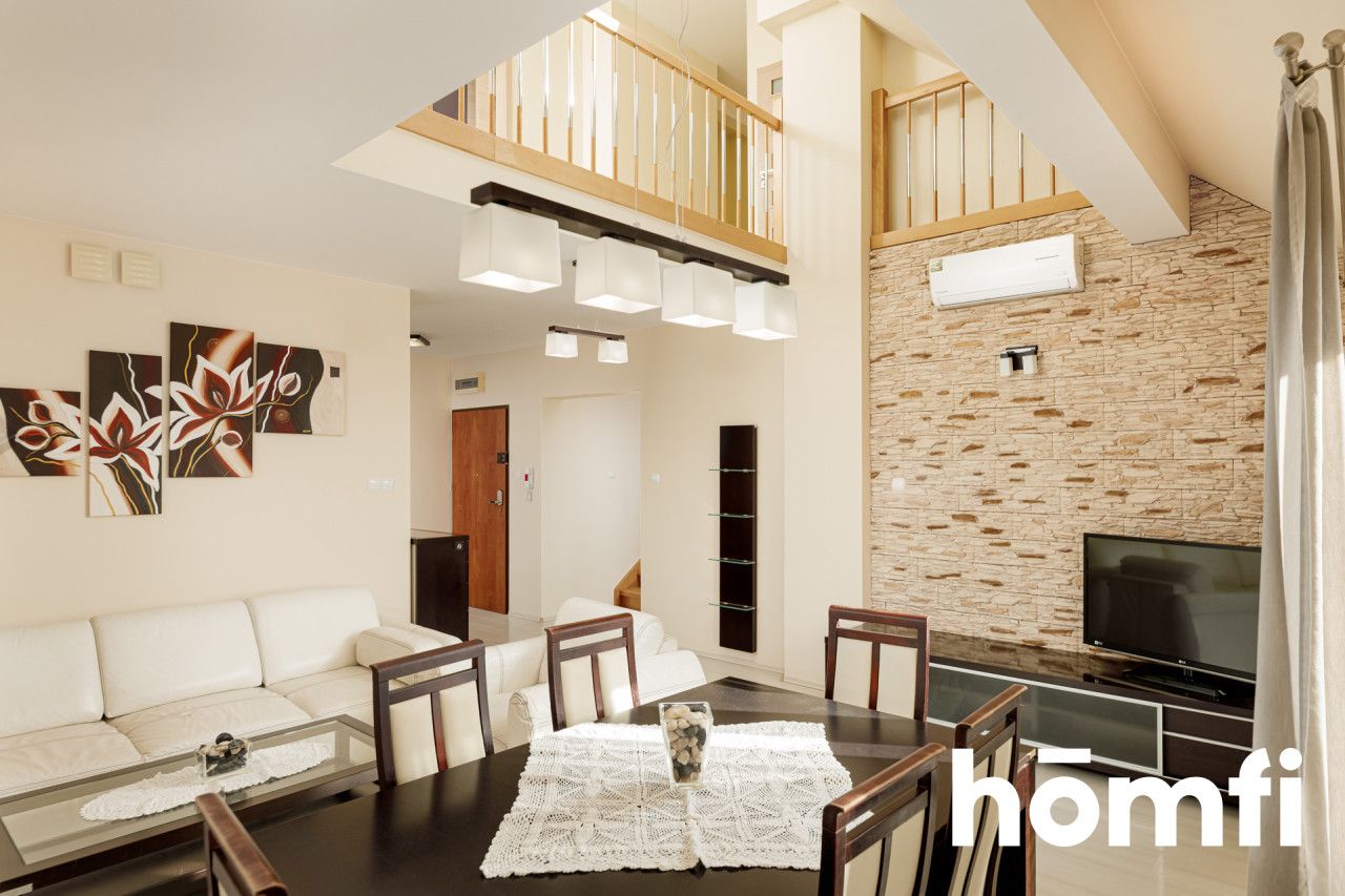 Beautiful, duplex, 140 m2, 5 rooms with a balcony - Apartment - Rent - Wrocław, Krzyki