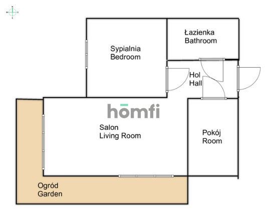 Unique 3-room apartment with a garden near the sea - Apartment - Rent - Pucki, Kosakowo / Pogórze